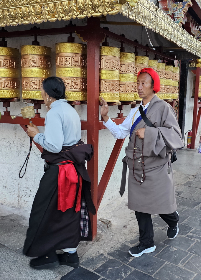 Barkhor Lhasa ruedas de oracion