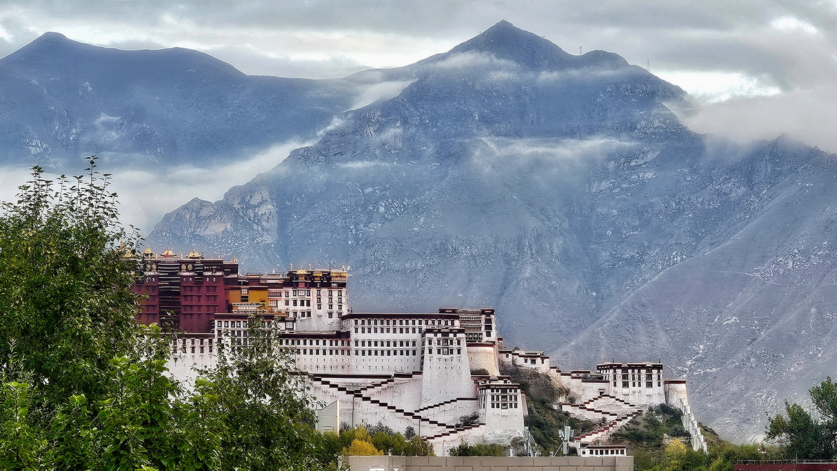 Palacio Potala al amanecer Lhasa Palacio Potala amanecer