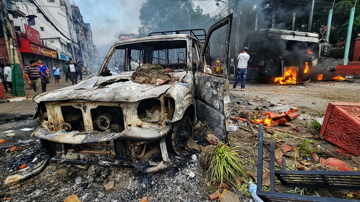 Revuelta popular de septiembre 2025 Katmandu Nepal