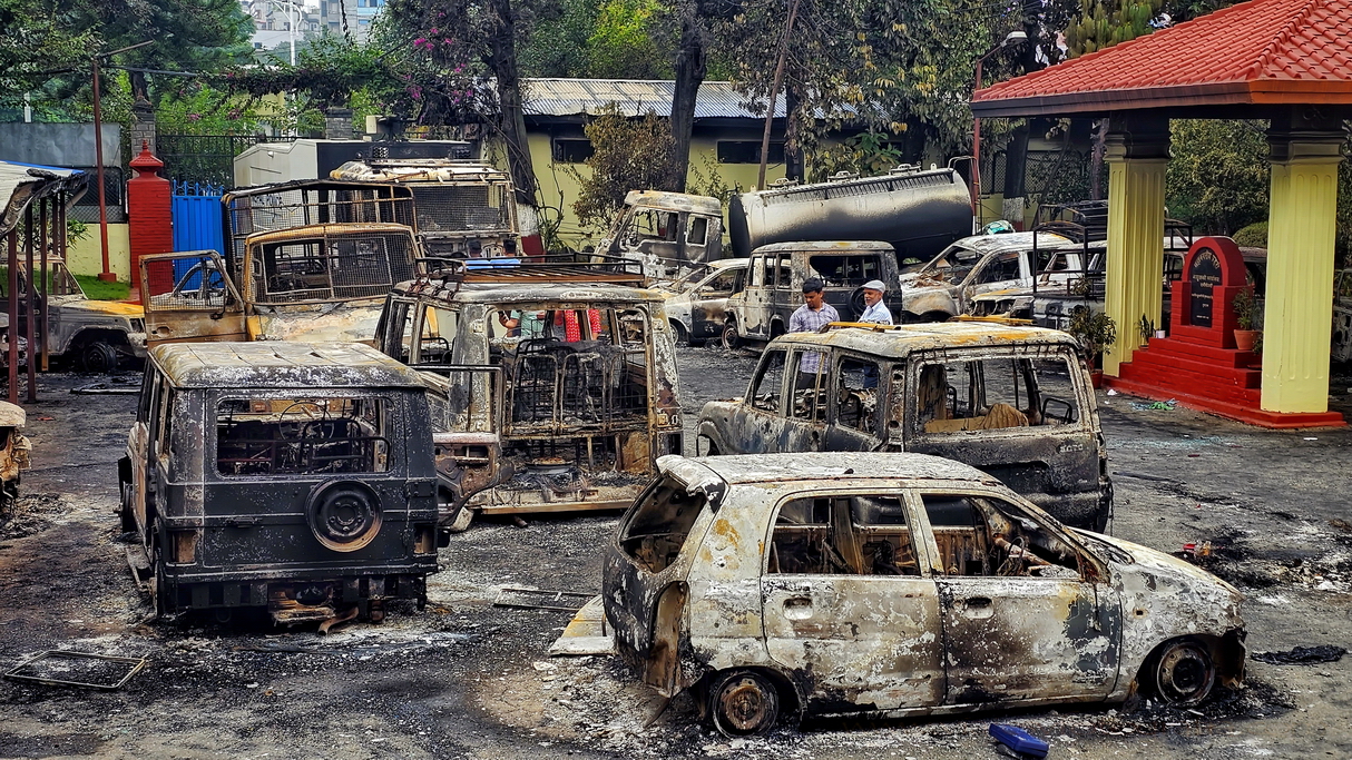 Revuelta popular de septiembre 2025 Katmandu Nepal