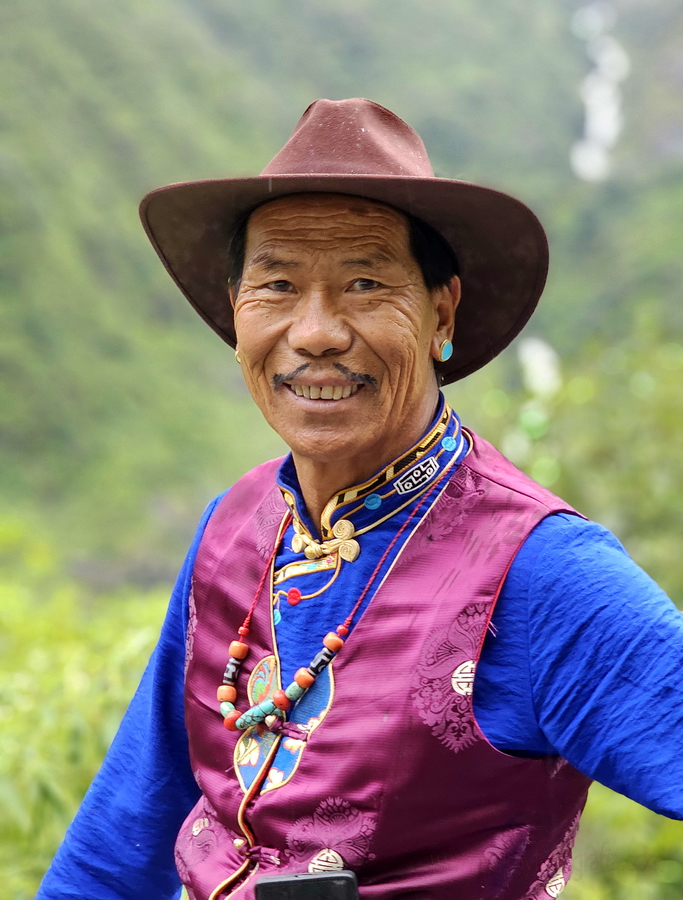 Retrato a un hombre tibetano