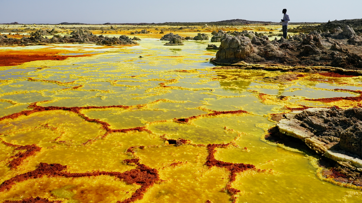 Dallol paisajes geotermales