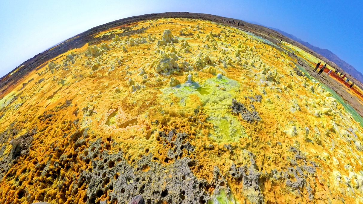 Dallol paisajes minerales del Danakil