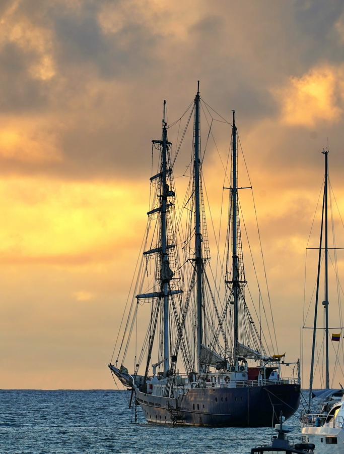 amanecer en Galápagos