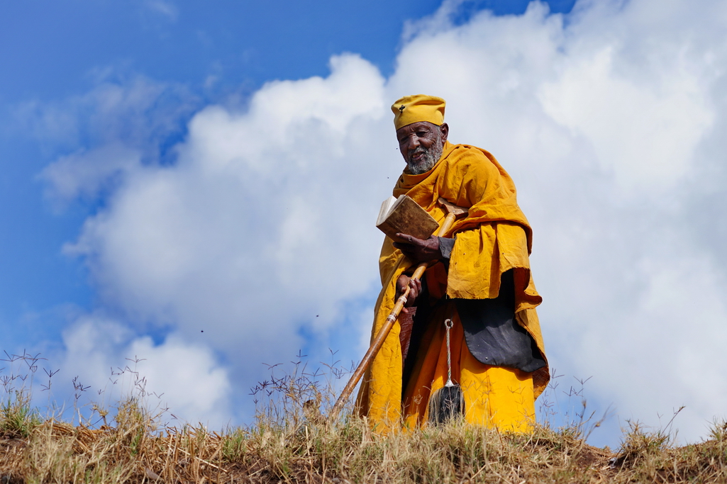 Anciano en Lalibela