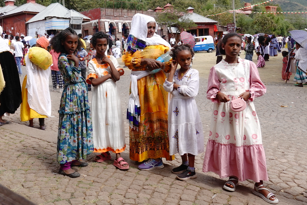 En las calles de Lalibela
